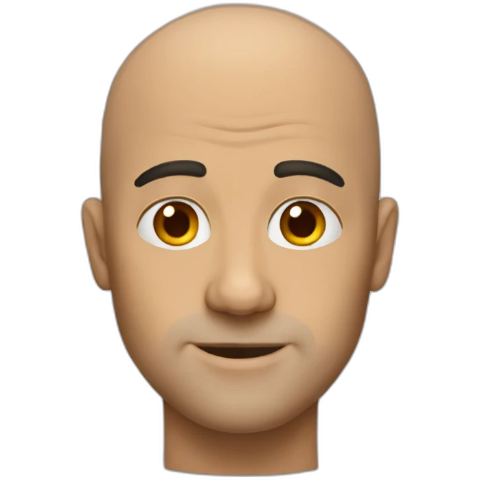 A-bald-man emoji