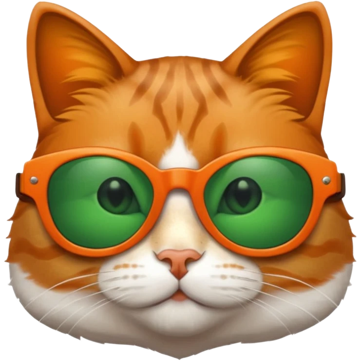 Cat wearing sunglasses emoji