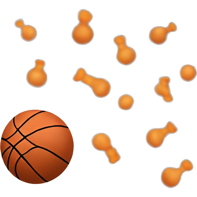 Basketball that is pregnant  emoji