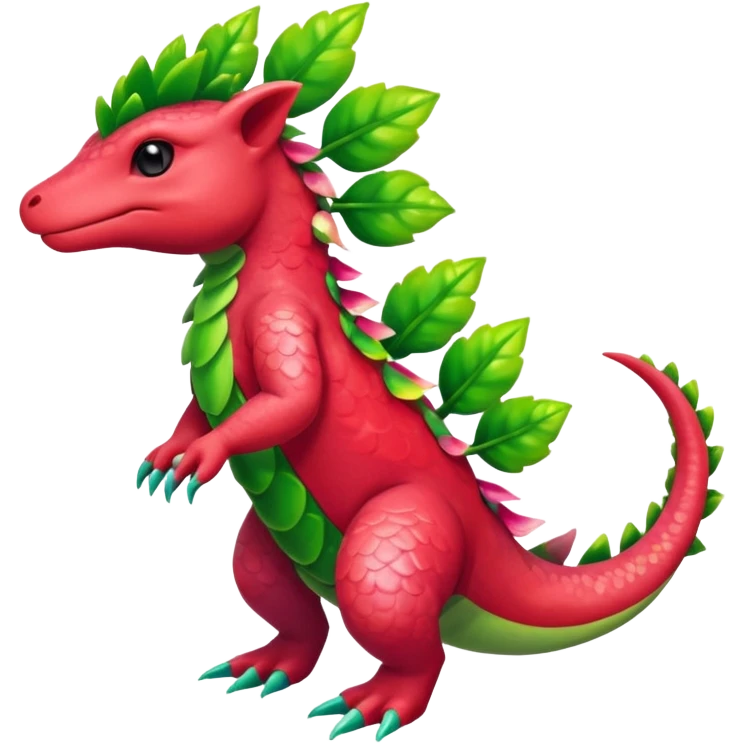 Shiny Exotic Salandit-Shaymin-Meganium-Hybrid-Creature emoji