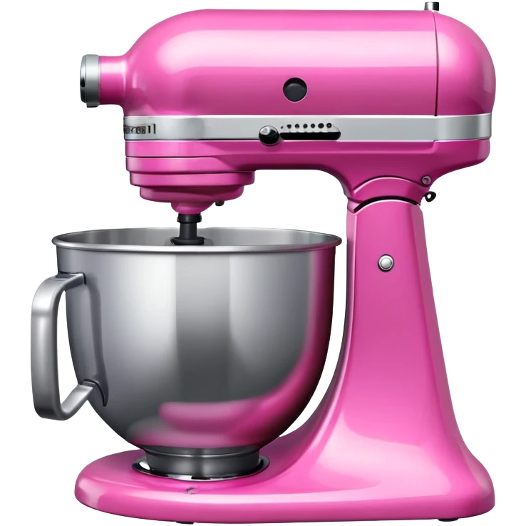 Pink mixer emoji
