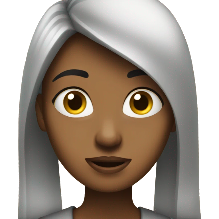 woman making wow face emoji