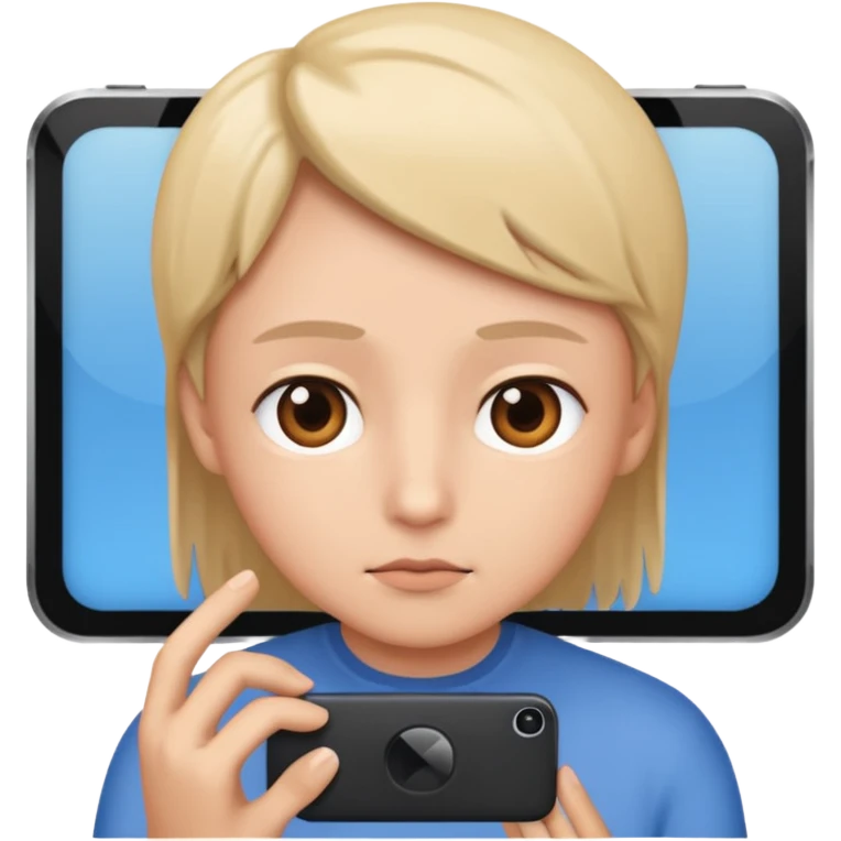 Video watching emoji