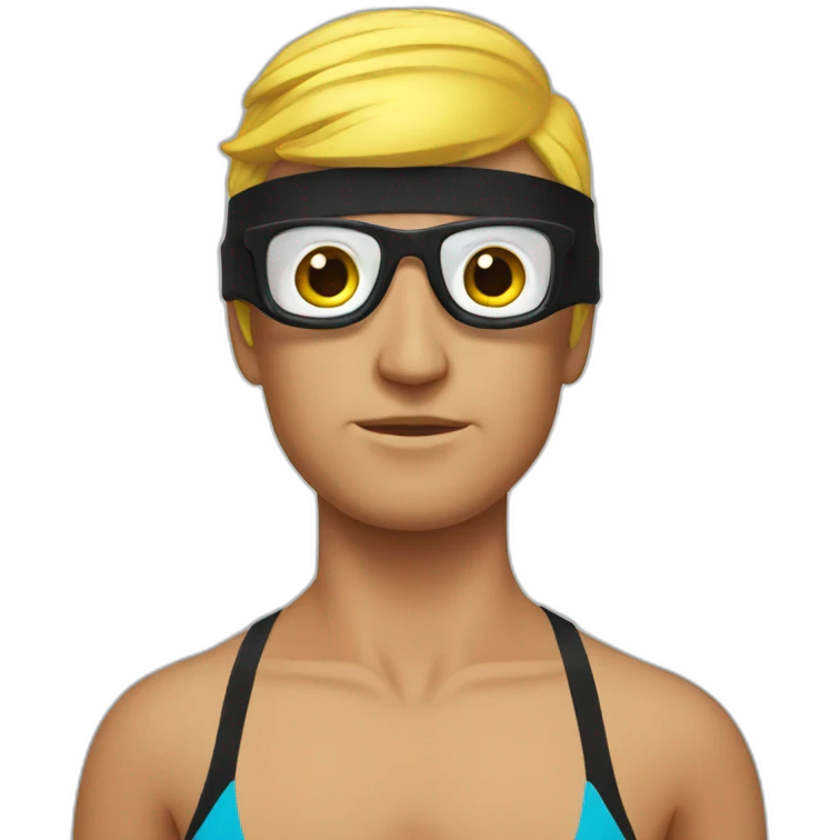 Swim wear Trump emoji