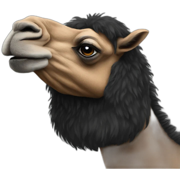 Black camel emoji
