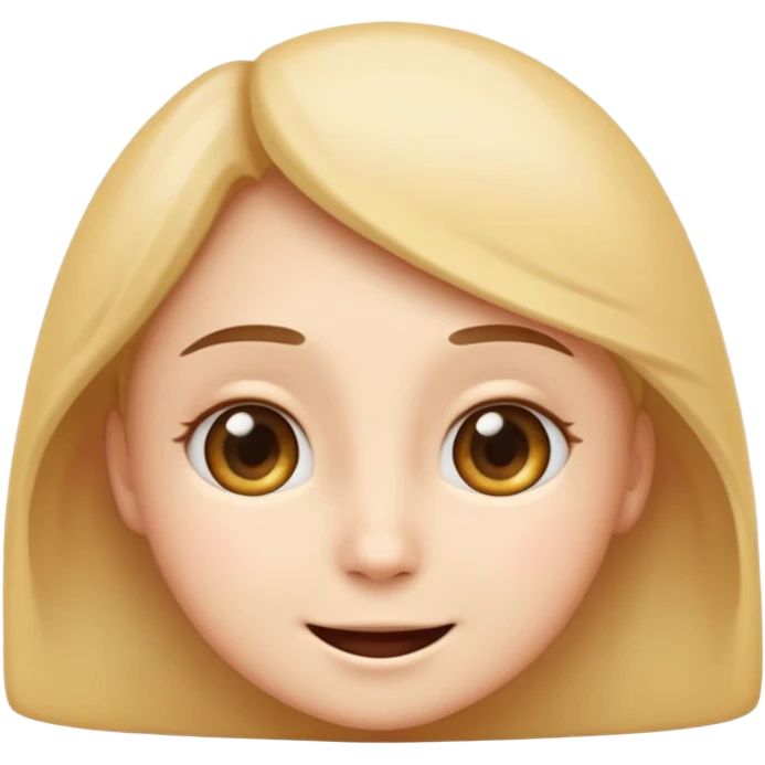 I want an emoji like of hapiness with love calm eyes and cute and with aaa i finally did it moment feeling emoji