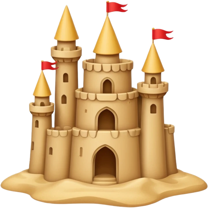 Sand castle emoji
