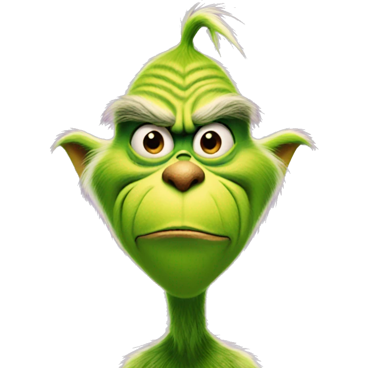 The grinch emoji