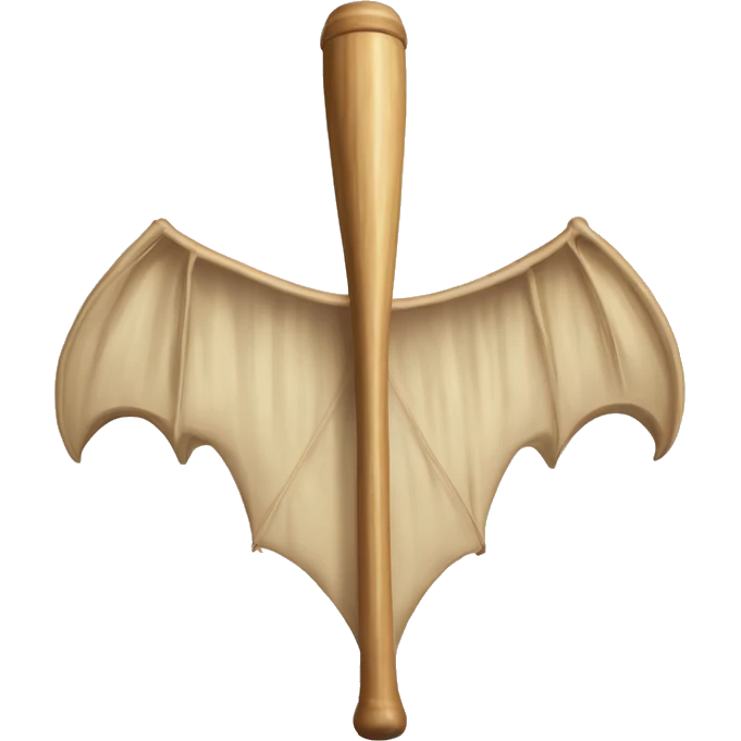 basbal bat + bambostick emoji