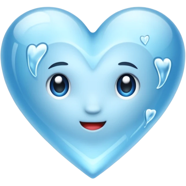 Corazón de hielo emoji