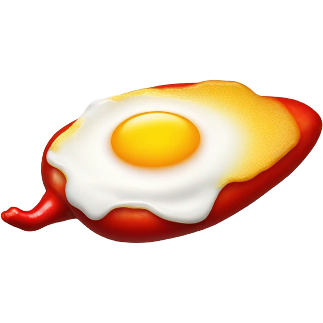 Egg in hell  emoji