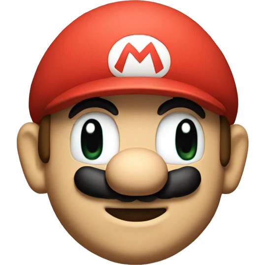 super mario head emoji