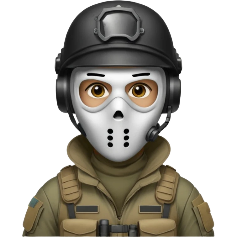 ghost operator from cod saying Anybody wants to play dmz  emoji