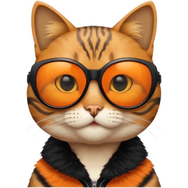 Cat wearing sunglasses emoji