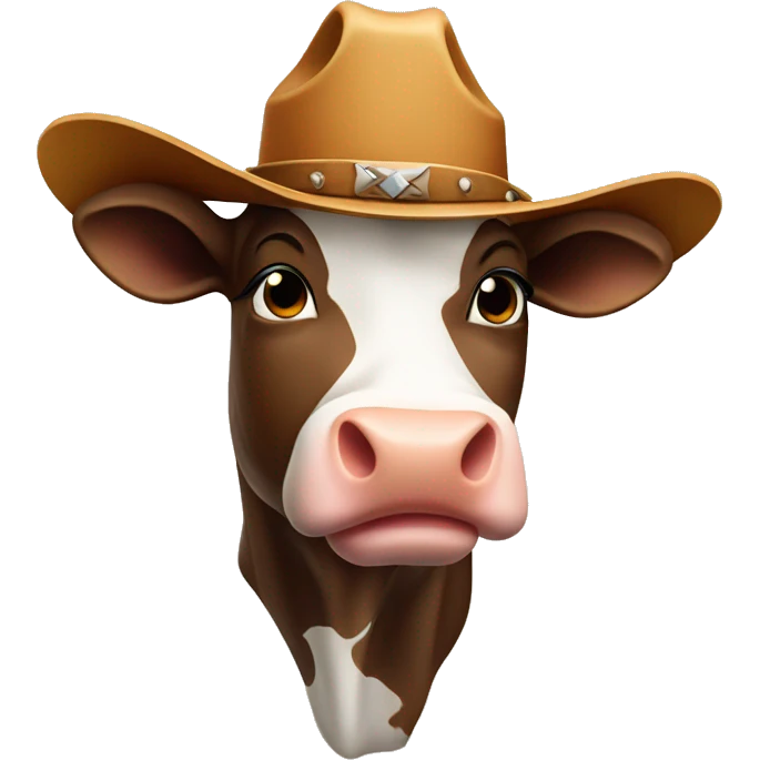 cow with cowboy hat emoji