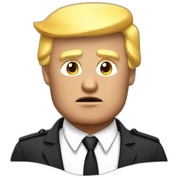 trump-getting-arrested emoji