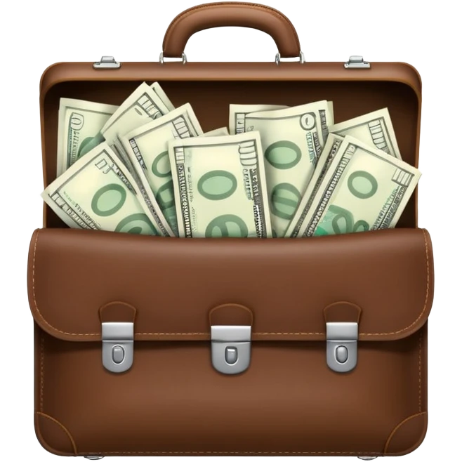 open wifi money filled briefcase emoji