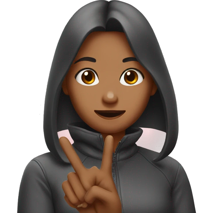 Girl Snaps fingers  emoji