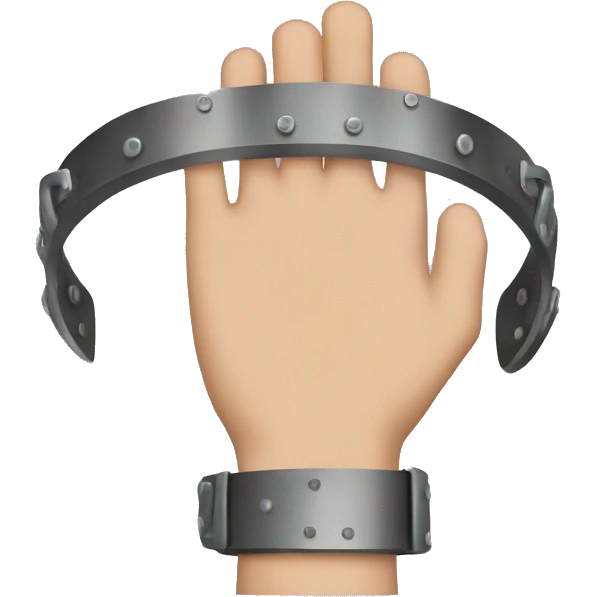 Hand cuff  emoji