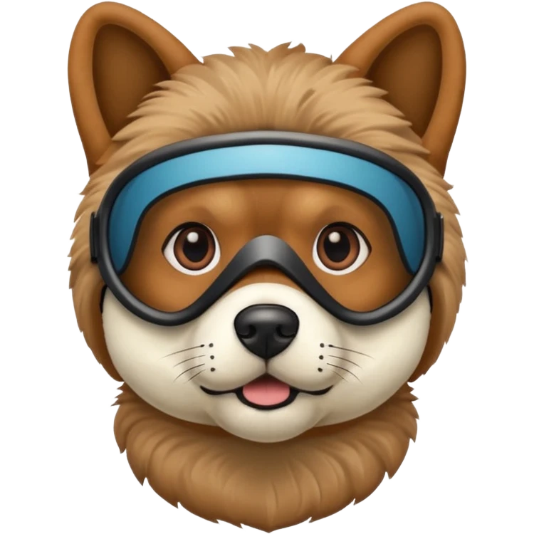 dog wearing ski mask emoji