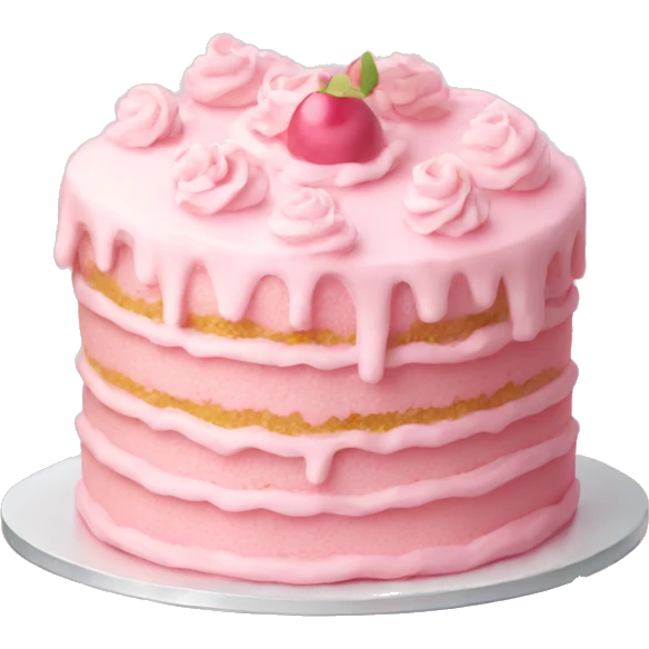 pastel pink cake emoji