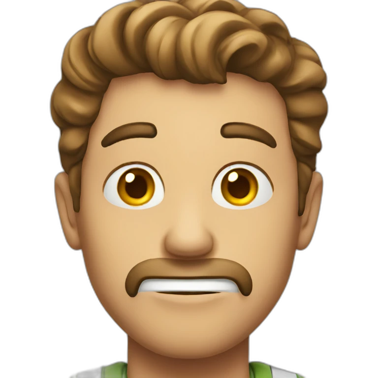 man suprised emoji