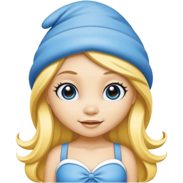 Smurfette emoji