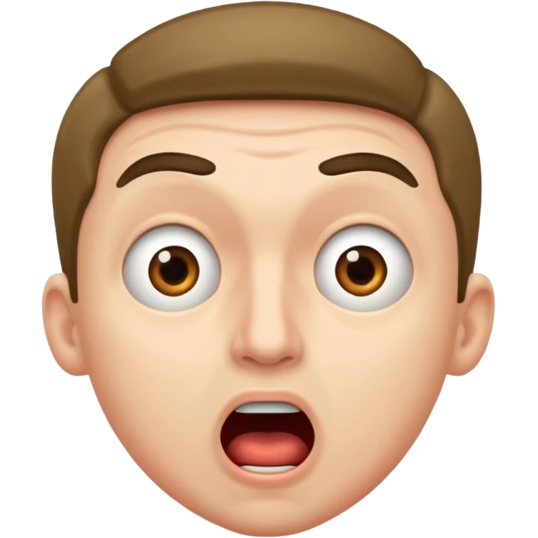 astonished man emoji