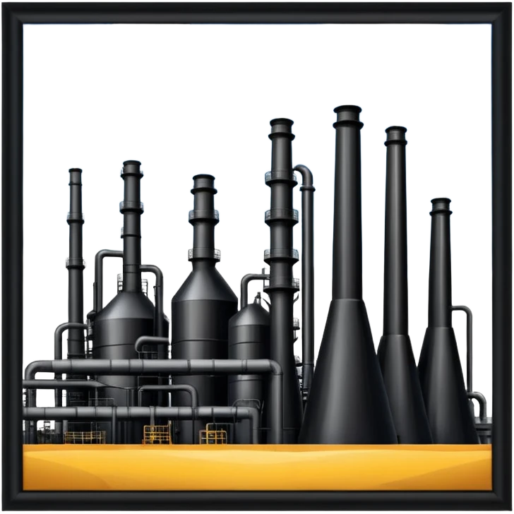black oil refineries emoji