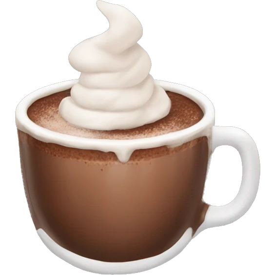 Aesthetic hot chocolate  emoji
