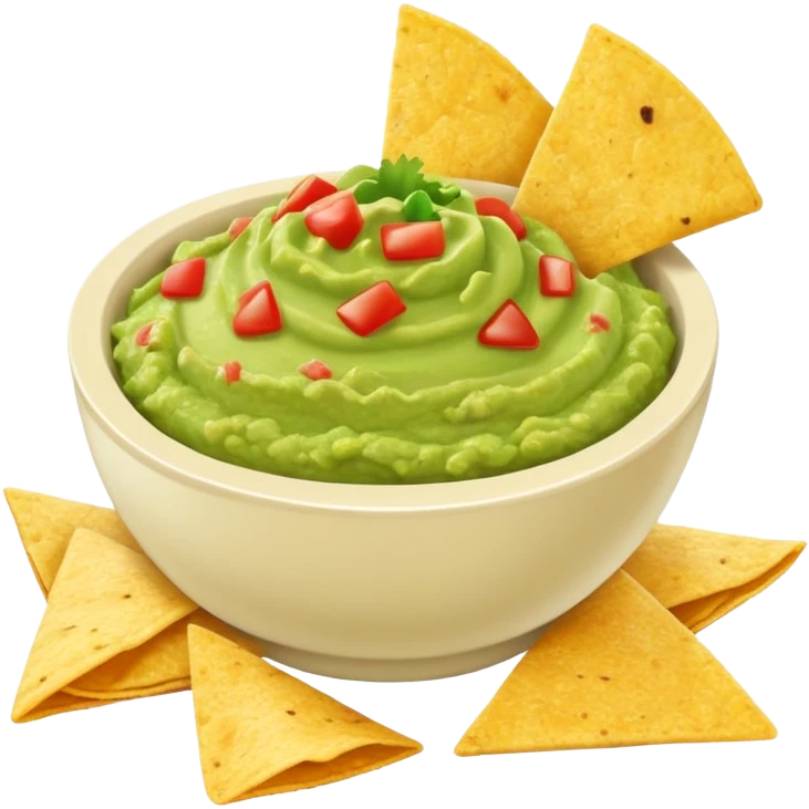 Guacamole and chips  emoji