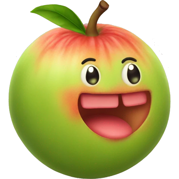 fruta guayaba emoji