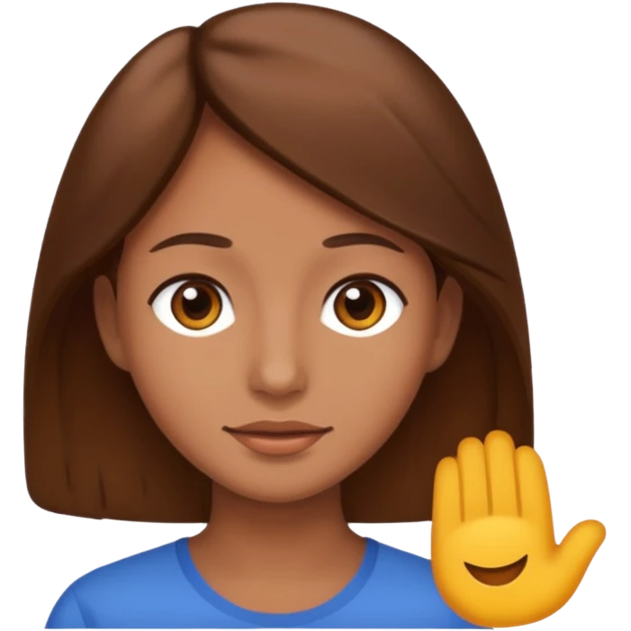 Make everyone have brown hair  emoji