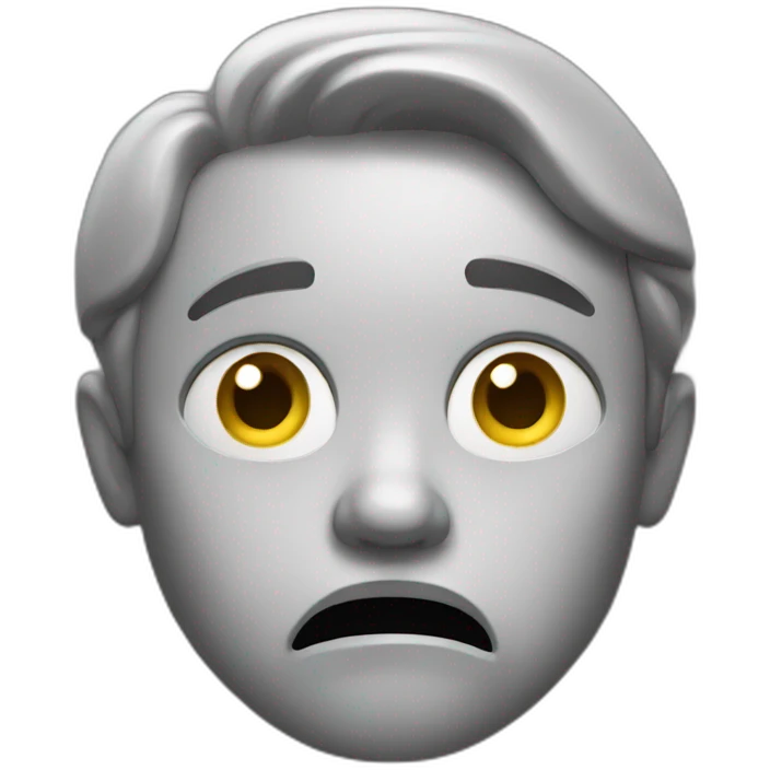 frustrated emoji