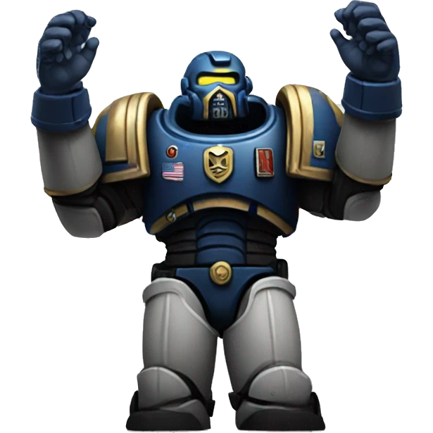space marine raised arms emoji