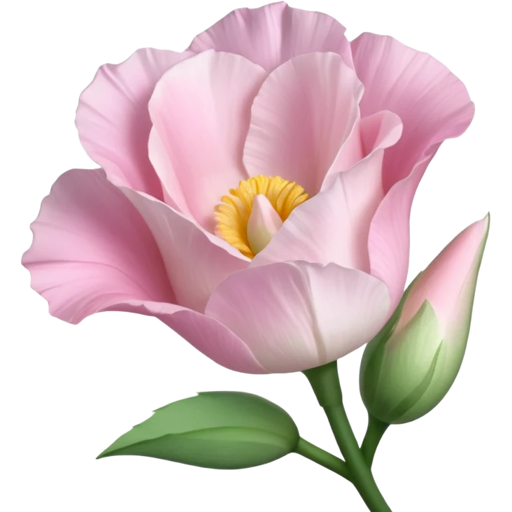 aBeautiful light pink flower Eustoma emoji