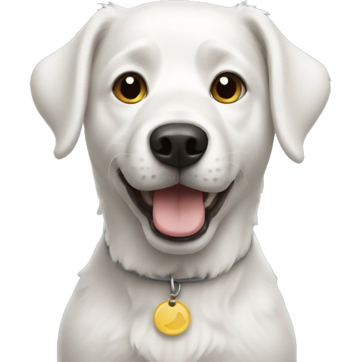white dog emoji