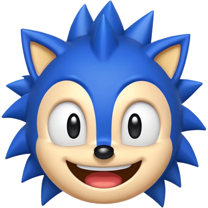 If your trying to make a sonic emoji make him look better. emoji