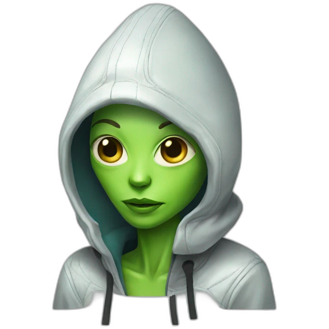 Alien fashion emoji