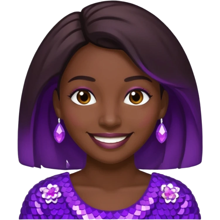 Paillete voilette emoji