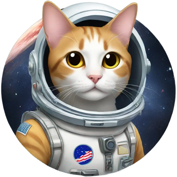 Cat in space emoji