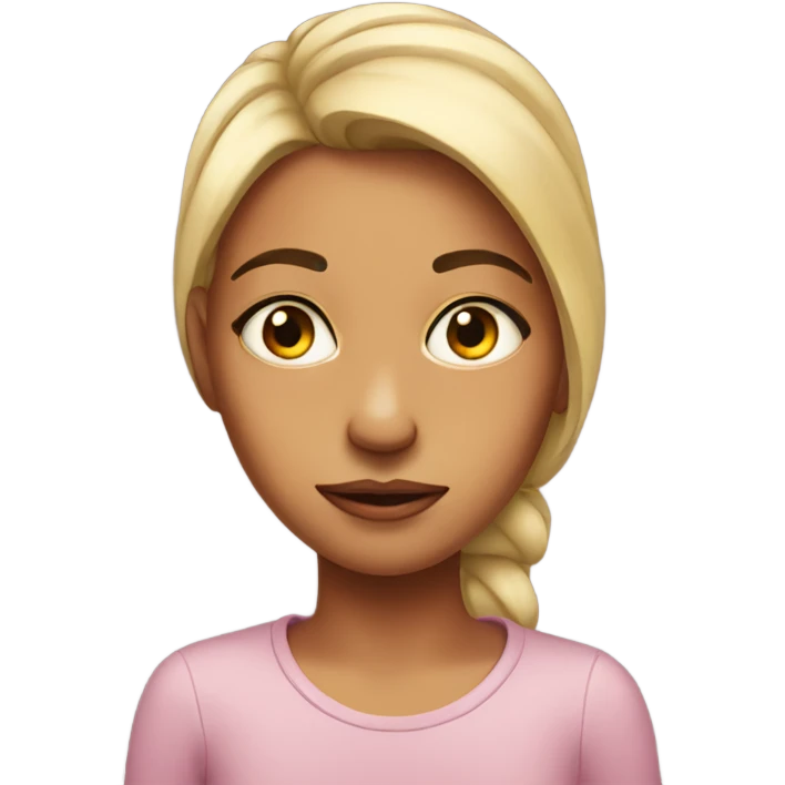 Side eye girl  emoji