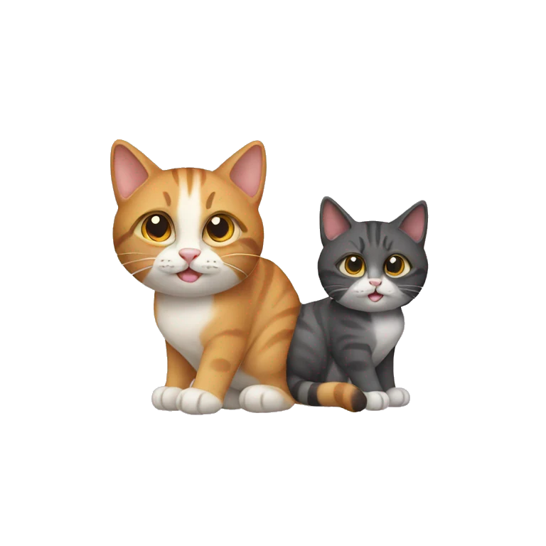 two cats emoji