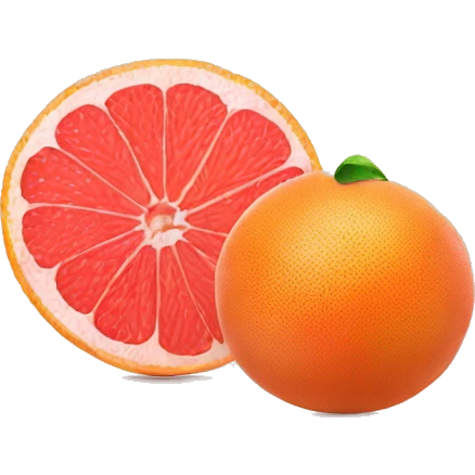 grapefruit emoji