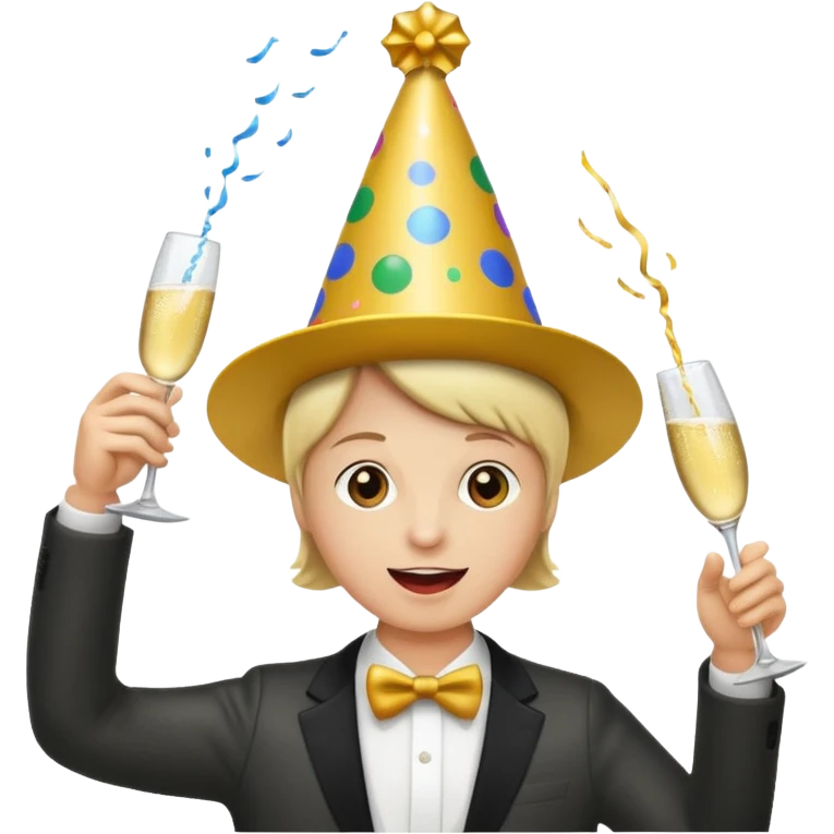 Popping bottles emoji