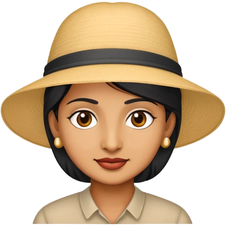 Shantha hat emoji