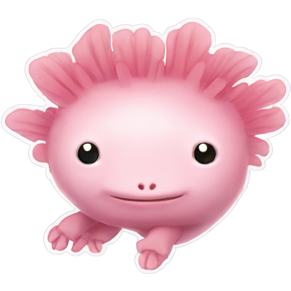 Axolotl Love heart￼ emoji