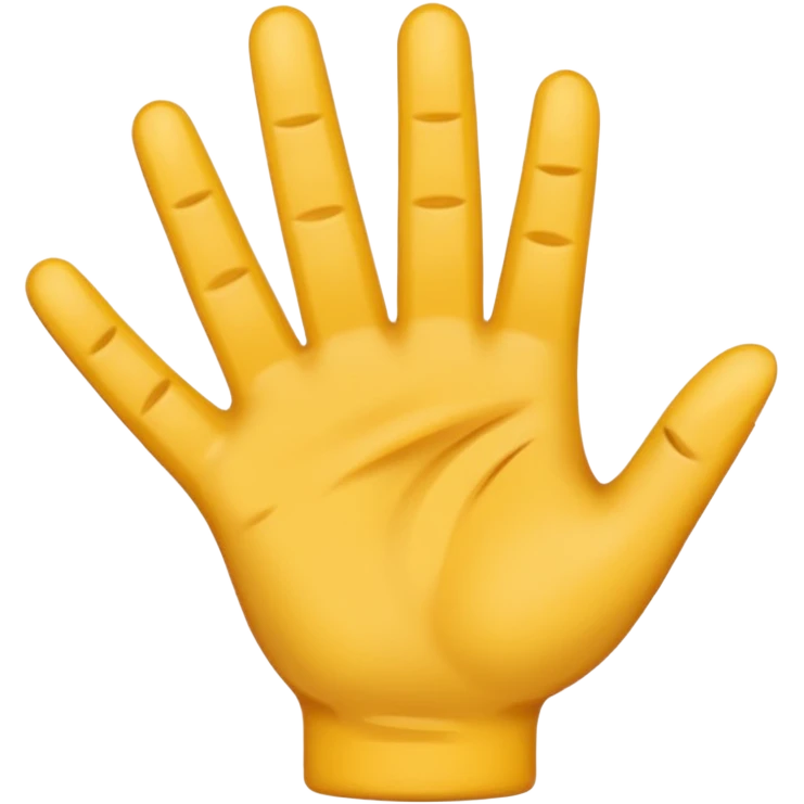 Una mano con 3 dedos emoji