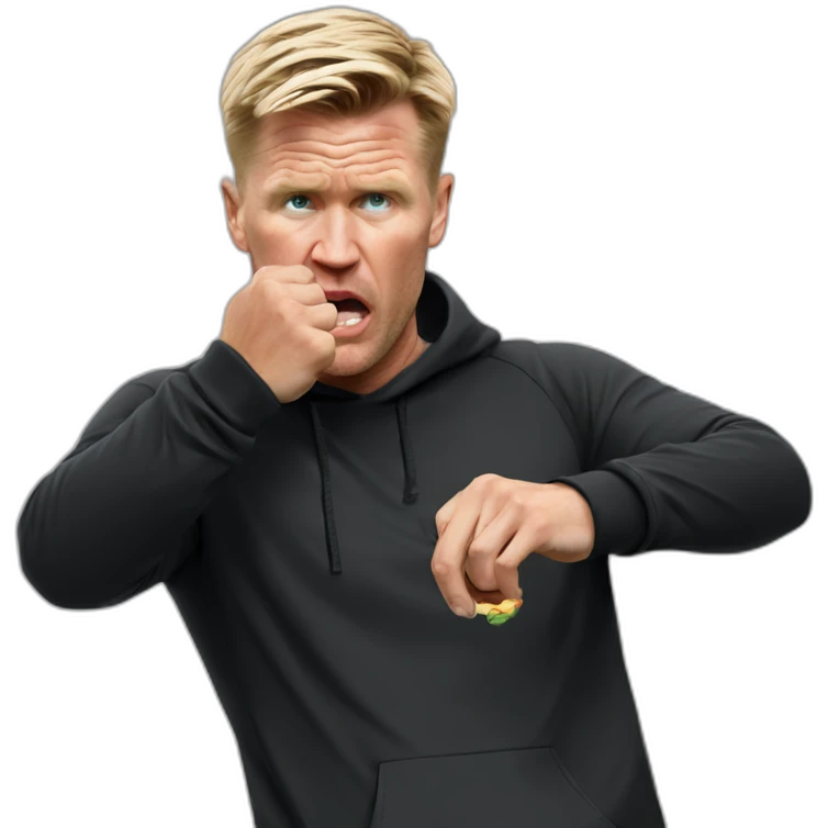Eddie Howe biting nails emoji