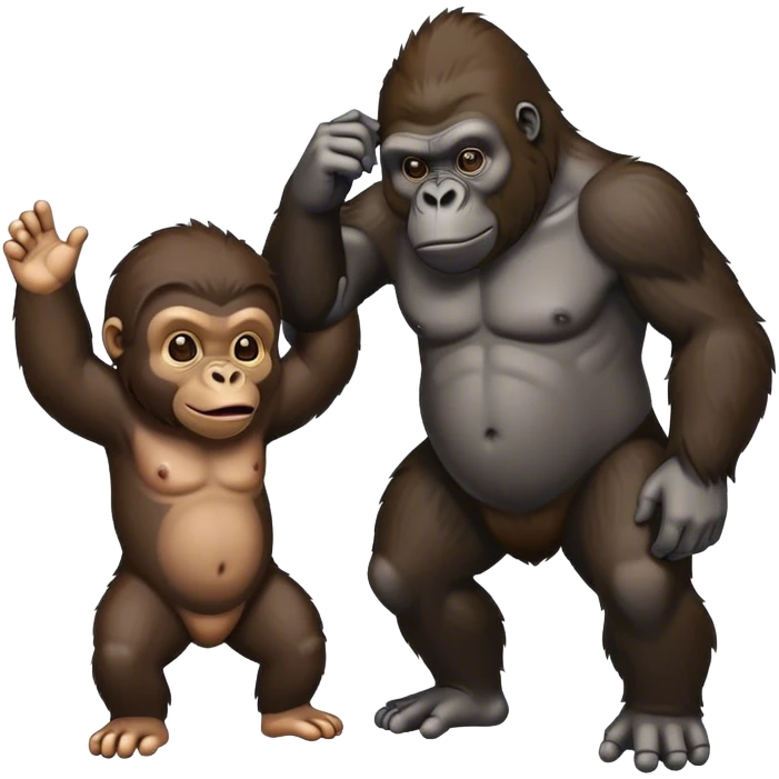 Monkey gorilla ape emoji